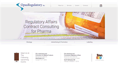 Desktop Screenshot of opusregulatory.com